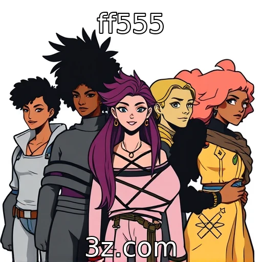 Perspectivas sobre diversidade em personagens de jogos - ff555